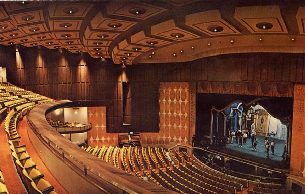 Fisher Theatre - Auditorium 1970 (newer photo)
